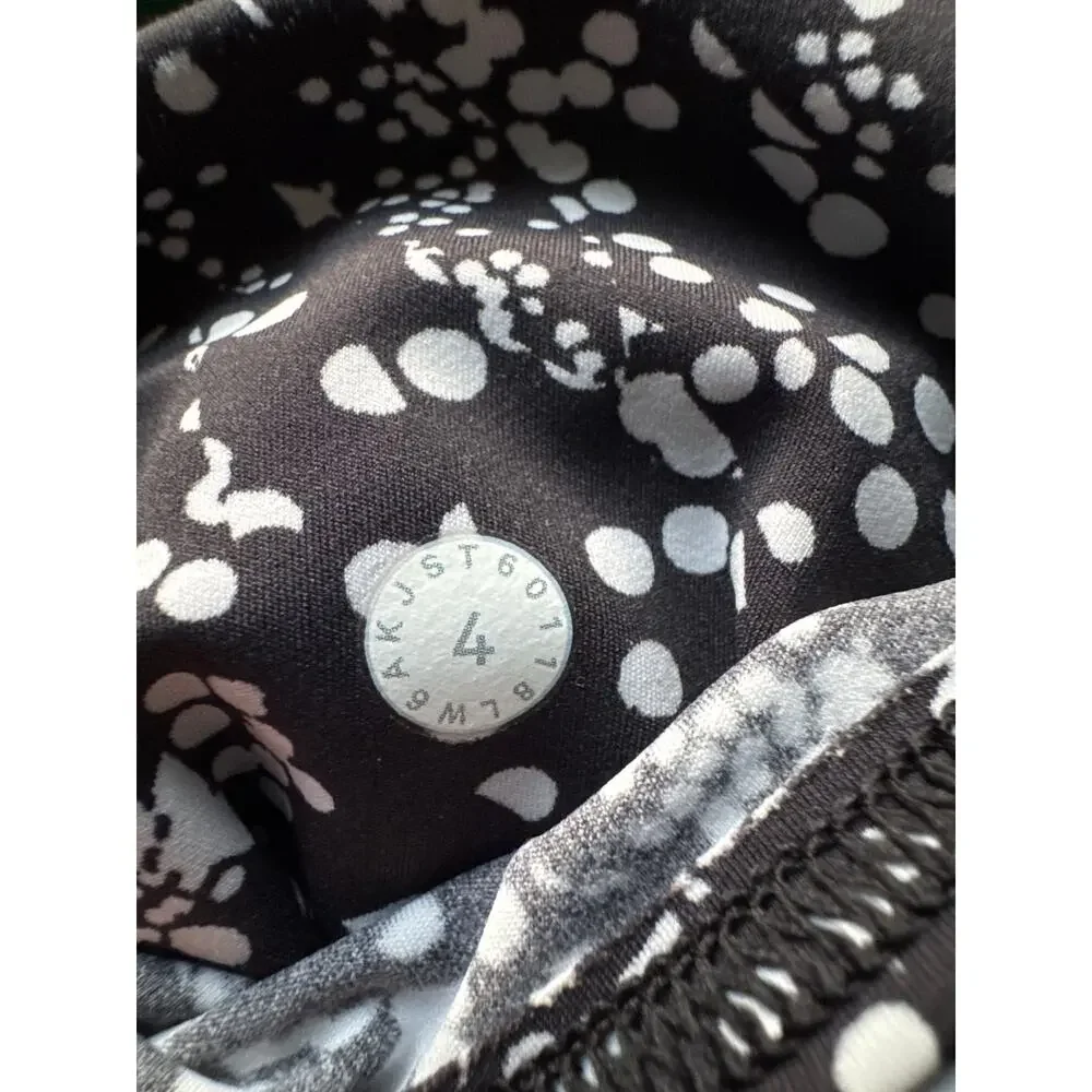 Lululemon Wunder Under Crop II Black Chirasu Black Spotted 19" Inseam Nulux 4 - Picture 4 of 12